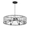 Maxim Lighting Odeon 6-Light Chandelier, Black 21866BCBK - alternate 1